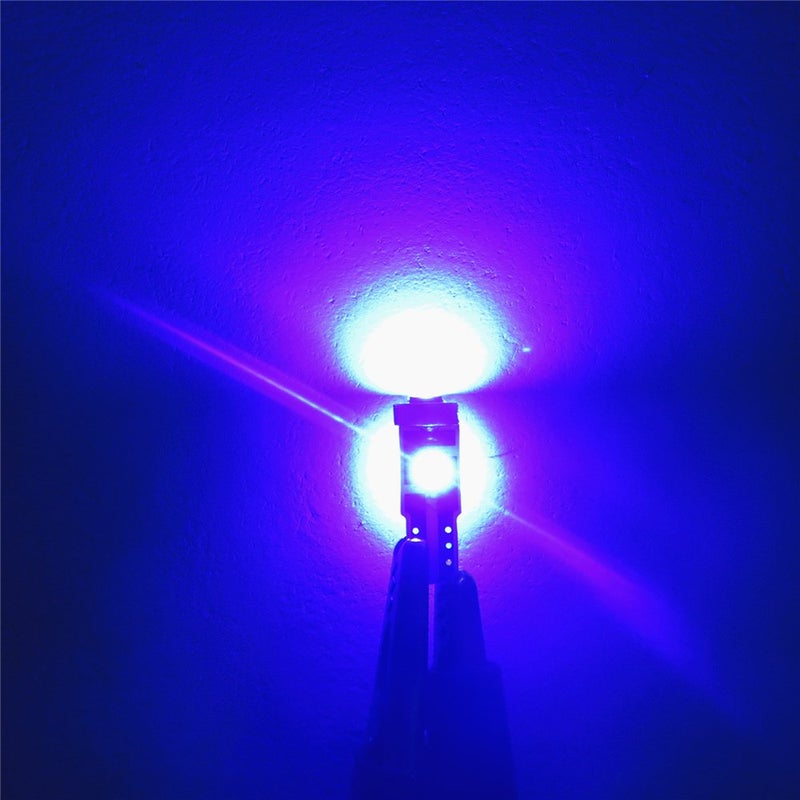 WLJH 6pcs T5 Wedge Instrument Panel 74 2721 3030smd Canbus Error Free Led Instrument Speedo Gauge Cluster Light Bulb,Blue - Image 4